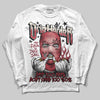 Jordan 4 “Sierra Red" DopeSkill Long Sleeve T-Shirt Drip Harder Graphic Streetwear - White