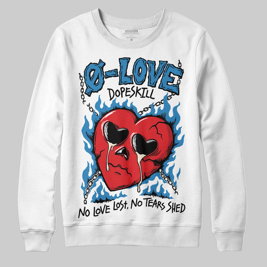 Jordan 3 Retro OG Rare Air DopeSkill Sweatshirt Crying Heart Graphic Streetwear - White