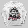 AMIRI White & Pink Stars Court Sneakers DopeSkill Long Sleeve T-Shirt New Hold My Own Graphic Streetwear - White