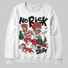 Jordan 3 Mexico 'El Vuelo' DopeSkill Sweatshirt No Risk No Story Graphic Streetwear - White