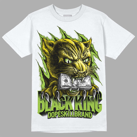 Nike SB Dunk Low Chlorophyll DopeSkill T-Shirt Black King Graphic Streetwear - White