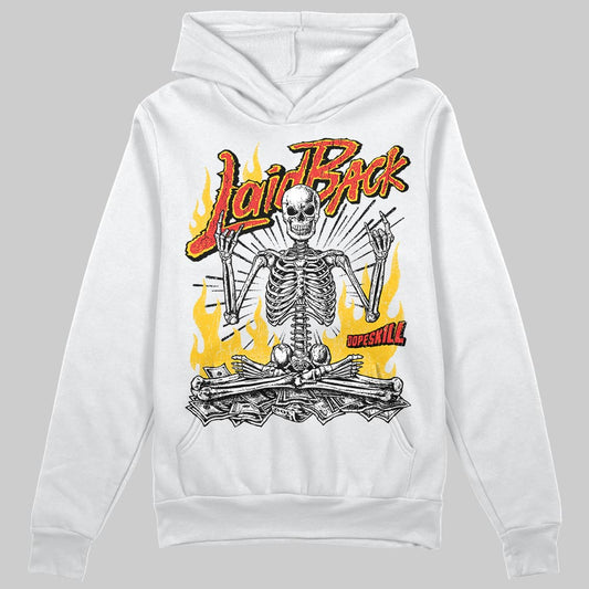 Yellow Sneakers DopeSkill Hoodie Laid Back Graphic Streetwear -0 White 
