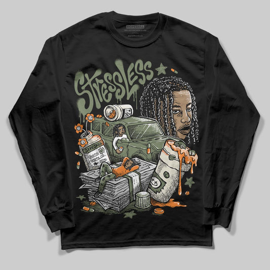 Jordan 4 Retro OG SP Undefeated (2025) DopeSkill Long Sleeve T-Shirt Stressless Graphic Streetwear - Black