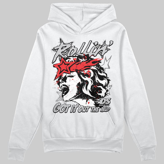 Grey Sneakers DopeSkill Hoodie Got It Out The Mud Graphic Streetwear - White