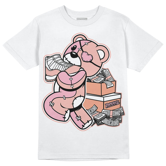 Jordan 11 Low “Legend Pink” DopeSkill T-Shirt Bear Steals Sneaker Graphic Streetwear - White