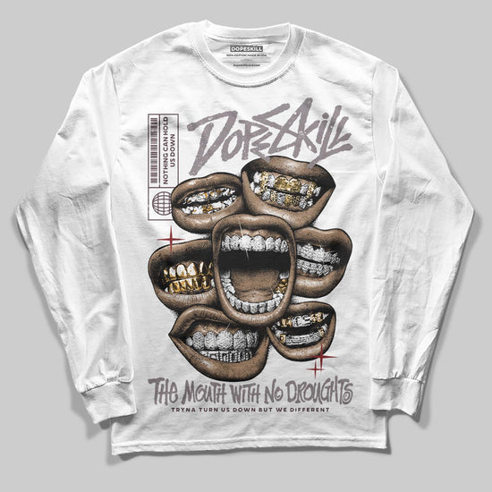 A Ma Maniére x Air Jordan 6 Retro “Smoky Mauve”⁠ DopeSkill Long Sleeve T-Shirt The Mouth With No Droughts Graphic Streetwear - White