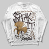 Jordan 5 “Earth/Metallic Gold” DopeSkill Long Sleeve T-Shirt Speak It Graphic Streetwear - White