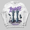 PURPLE Sneakers DopeSkill Long Sleeve T-Shirt Loyalty Graphic Streetwear - White