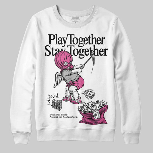 Asics Gel-Kayano 14 ‘Cream Sweet Pink’ DopeSkill Sweatshirt Play together, Stay together Graphic Streetwear - White 