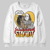 Jordan 12 "Phantom" DopeSkill Sweatshirt Stay Hot Graphic Streetwear - White