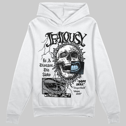Jordan 5 Retro Wolf Grey (2026) DopeSkill Hoodie Sweatshirt Jealousy Graphic Streetwear - White 