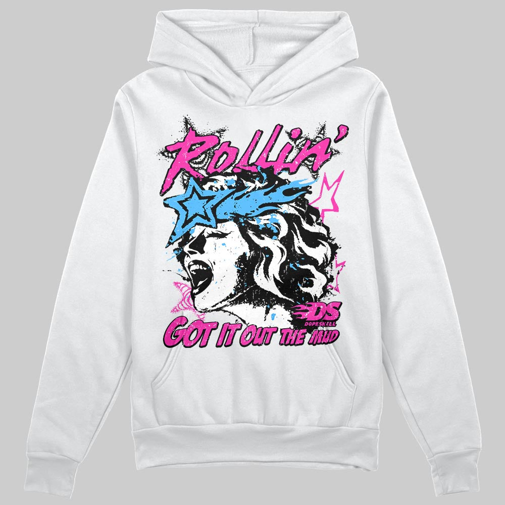 Pink Sneakers DopeSkill Hoodie Got It Out The Mud Graphic Streetwear - White