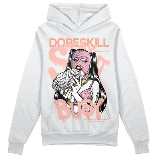 Jordan 11 Low “Legend Pink” DopeSkill Hoodie Sweatshirt Stay It Busy Graphic Streetwear - White