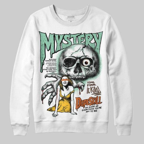 SB Dunk Low Rodeo Tourmaline DopeSkill Sweatshirt Mystery Ghostly Grasp Graphic Streetwear - White 