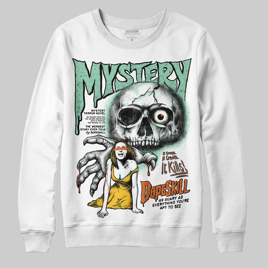 SB Dunk Low Rodeo Tourmaline DopeSkill Sweatshirt Mystery Ghostly Grasp Graphic Streetwear - White 