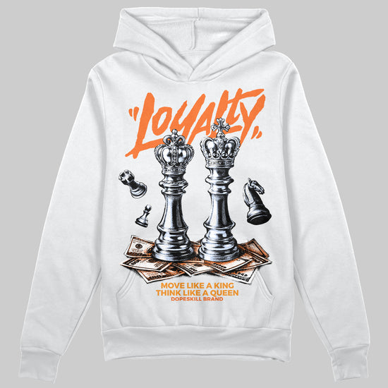 Orange Sneakers DopeSkill Hoodie Loyalty Graphic Streetwear - White