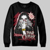 Jordan 4 “Sierra Red" DopeSkill Sweatshirt NPC Graphic Streetwear - black