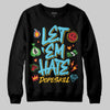 Jordan 11 Retro Gamma Blue (2025) DopeSkill Sweatshirt Let 'em Hate Graphic Streetwear - Black