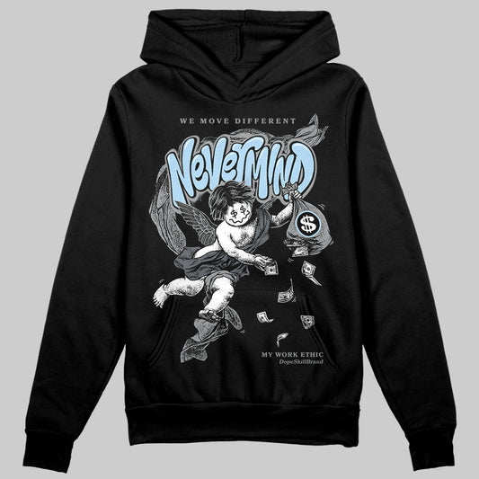 Jordan 5 Retro Wolf Grey (2026) DopeSkill Hoodie Sweatshirt Nevermind Graphic Streetwear - Black