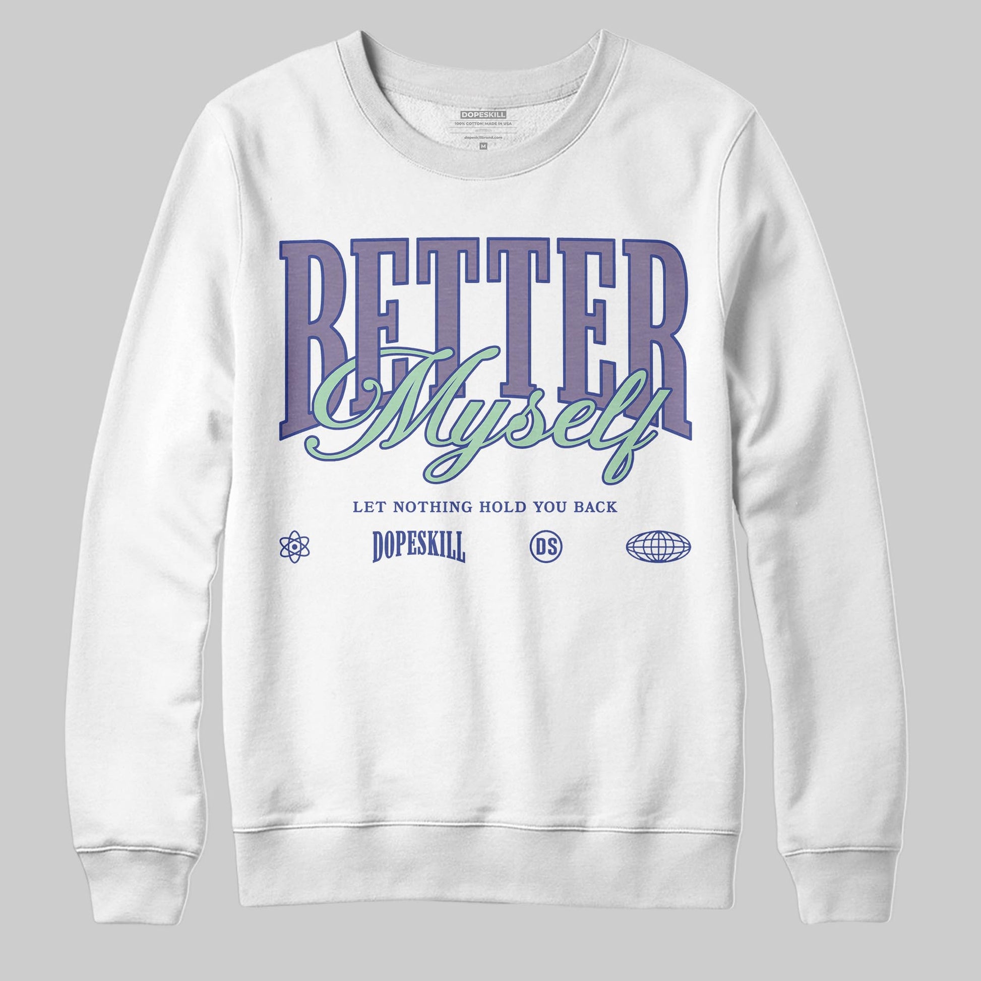 Jordan 1 Retro Low OG Zion Williamson Voodoo Alternate DopeSkill Sweatshirt Better Myself Graphic Streetwear - White