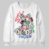 Jordan 11 Retro 285 Atlanta DopeSkill Sweatshirt Smile Through The Pain Graphic Streetwear - White