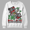 Grey Sneakers DopeSkill Sweatshirt Born To Be Rich Graphic Streetwear - White