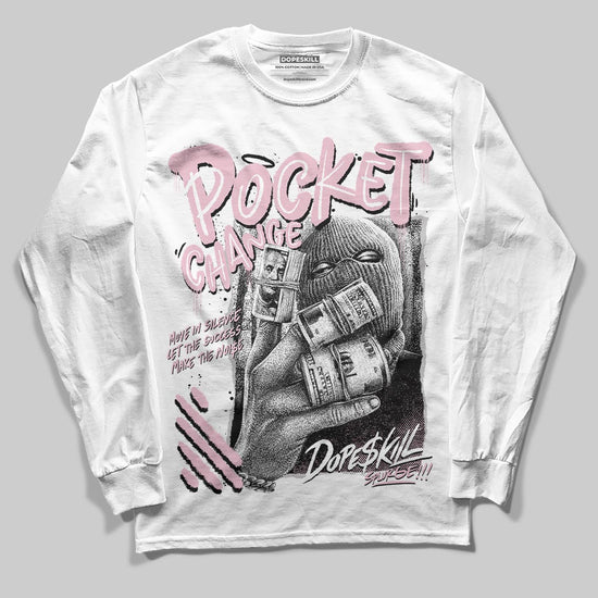 Jordan 5 OG “35th Anniversary” DopeSkill Long Sleeve T-Shirt Pocket Change Graphic Streetwear - White