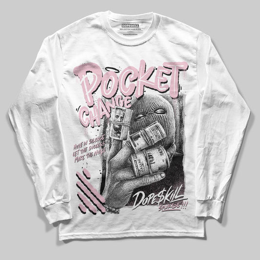 Jordan 5 OG “35th Anniversary” DopeSkill Long Sleeve T-Shirt Pocket Change Graphic Streetwear - White