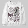 A Ma Maniére x Air Jordan 6 Retro “Smoky Mauve”⁠ DopeSkill Sweatshirt Real Ones Move In Silence Graphic Streetwear - White