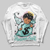 Jordan 11 Low "Igloo" DopeSkill Long Sleeve T-Shirt Heaven Sent Graphic Streetwear - White