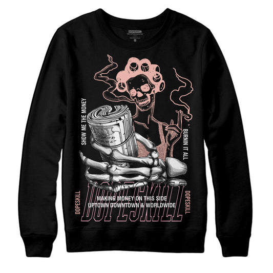 Jordan 11 Low “Legend Pink” DopeSkill Sweatshirt Show Me The Money Graphic Streetwear - Black