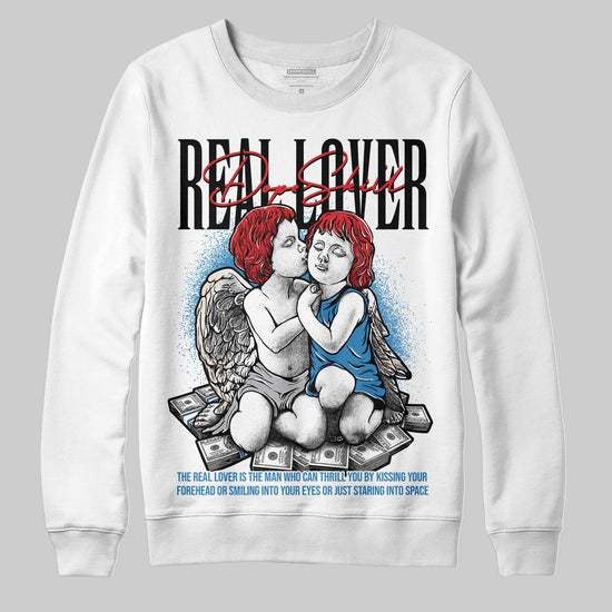Jordan 3 Retro OG Rare Air DopeSkill Sweatshirt Real Lover Graphic Streetwear - WHite