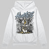 Jordan 13 “Blue Grey” DopeSkill Hoodie Sweatshirt Heartless Graphic Streetwear - White