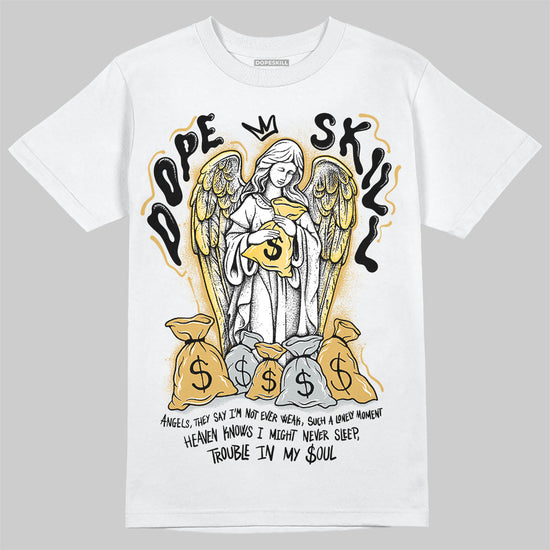 Jordan 12 "Phantom" DopeSkill T-Shirt Angels Graphic Streetwear - White