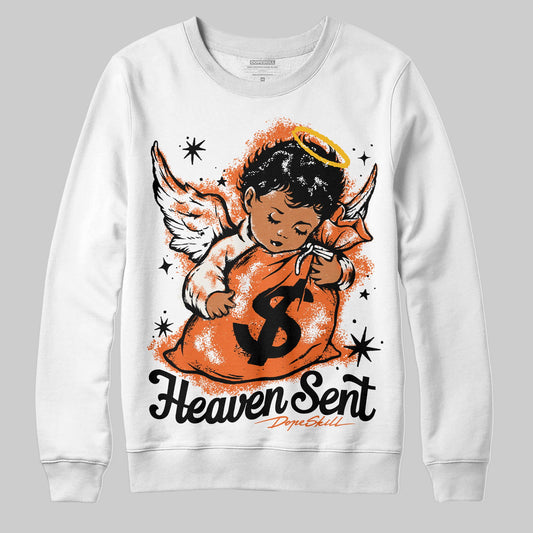 Jordan 1 Retro High OG Shattered Backboard (2025) DopeSkill Sweatshirt Heaven Sent Graphic Streetwear - White 