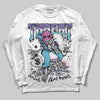 Jordan 8 Retro 'Aqua' 2025 DopeSkill Long Sleeve T-Shirt Threat Graphic Streetwear - White