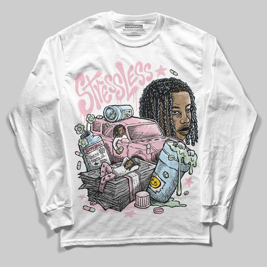 Jordan 4 Retro Valentine's Day (2026) (GS) DopeSkill Long Sleeve T-Shirt Stressless Graphic Streetwear - White