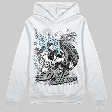 Jordan 5 Retro Wolf Grey (2026) DopeSkill Hoodie Sweatshirt Drip Season Graphic Streetwear - White