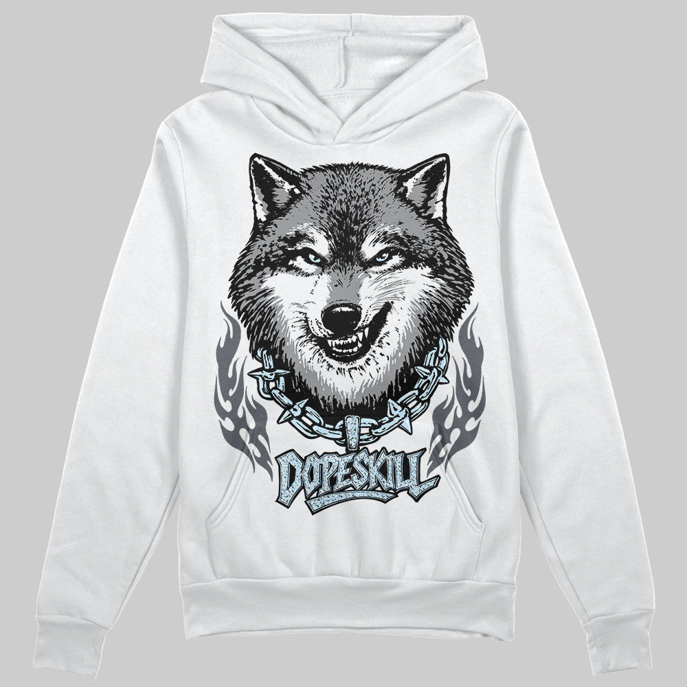 Jordan 5 Retro Wolf Grey (2026) DopeSkill Hoodie Sweatshirt Wolf Grey Graphic Streetwear - White 
