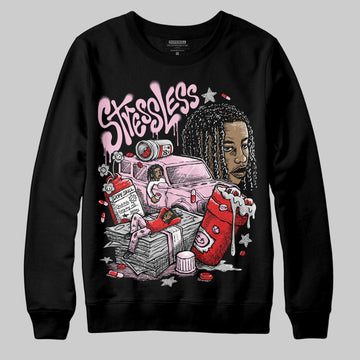 Awake NY x Air Jordan 5 Arctic Pink DopeSkill Sweatshirt Stressless Graphic Streetwear - Black