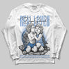 Jordan 4 WMNS 'Forget Me Not' DopeSkill Long Sleeve T-Shirt Real Lover Graphic Streetwear - White