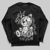 Jordan 3 Retro Pure Money DopeSkill Long Sleeve T-Shirt Smile Through The Pain Graphic Streetwear - Black