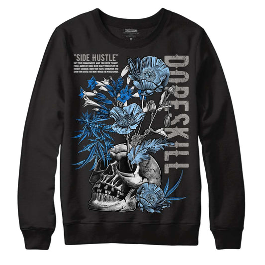 Jordan 11 Retro Cool Grey DopeSkill Sweatshirt Side Hustle Graphic Streetwear - Black