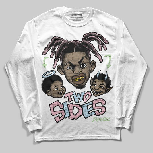 Jordan 4 Retro Valentine's Day (2026) (GS) DopeSkill Long Sleeve T-Shirt Two Sides Graphic Streetwear - White