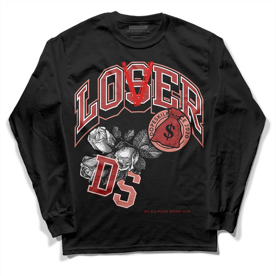 Jordan 13 “Dune Red” DopeSkill Long Sleeve T-Shirt Loser Lover Graphic Streetwear - Black