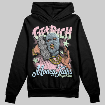 Jordan 4 Retro Valentine's Day (2026) (GS) DopeSkill Hoodie Sweatshirt Get Rich Graphic Streetwear - black