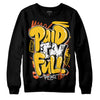 Yellow Sneakers DopeSkill Sweatshirt New Paid In Full Graphic Streetwear - Black