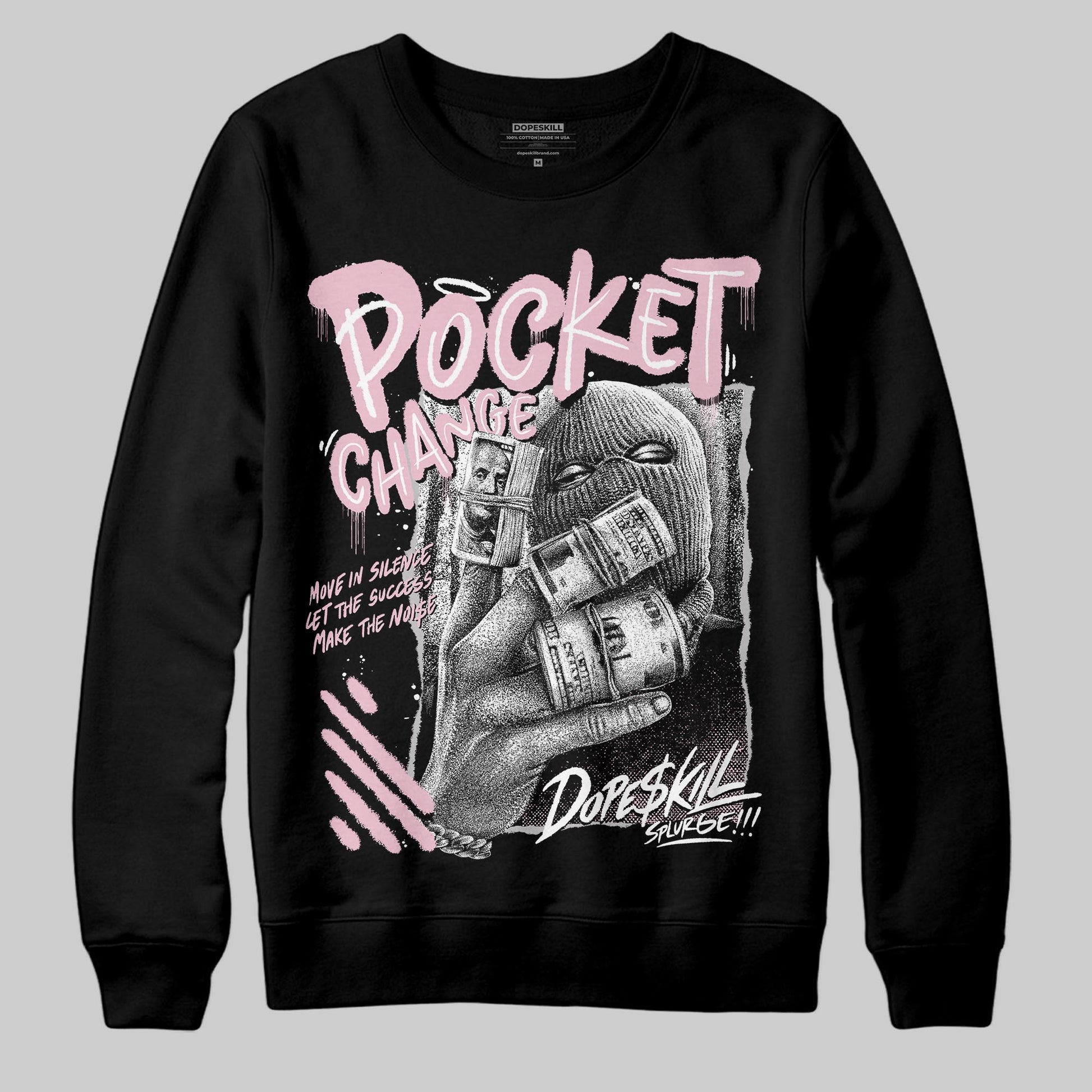 Jordan 5 OG “35th Anniversary” DopeSkill Sweatshirt Pocket Change Graphic Streetwear - black