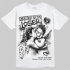 Jordan 4 “Black Cat” (2025) DopeSkill T-Shirt Certified Lover Graphic Streetwear - White 