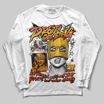 MSCHF Super Normal 2 Orange Milk DopeSkill Long Sleeve T-Shirt Pretty Girl Swag Graphic Streetwear - White